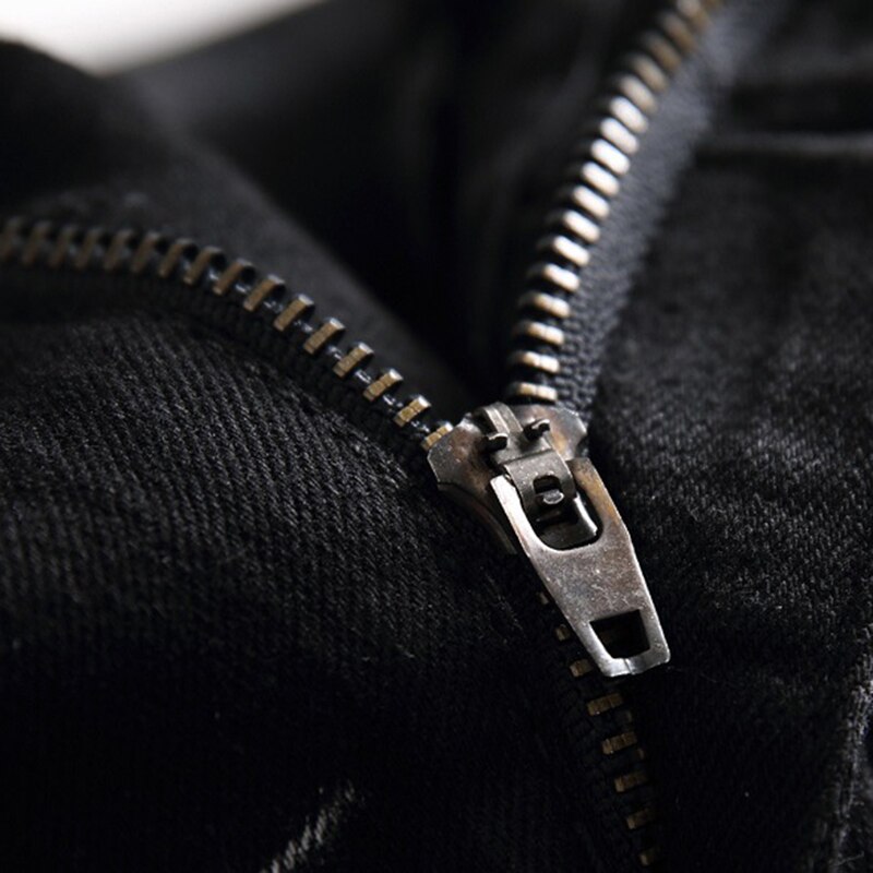 Jeans gescheurd stretch lange merk jeans trend heren broek rits plus size merk broeken voor mannen