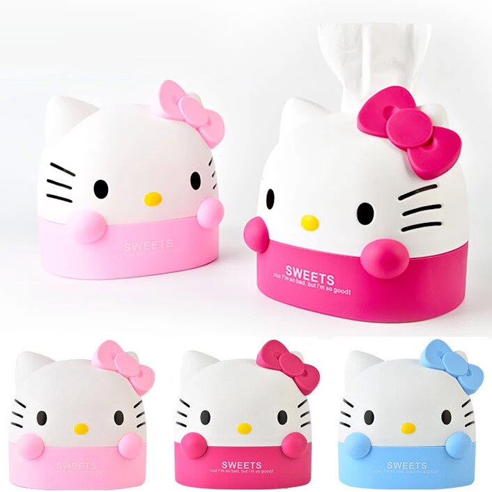 Cute Tissue Tube Roll Paper Lovely Box Draw Paper Tube Plastic Toilet Living Room Toilet Home Bathroom Accessories