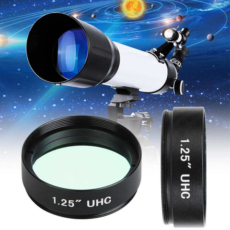 Filtro da 1.25 pollici 31.7mm UHC lente di inibizione dall&#39;inquinamento luminoso per telescopio astronomico filtro per oculare monoculare