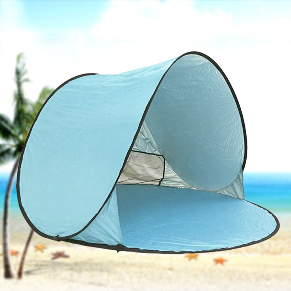 Tente extérieure entièrement automatique d'ombre de plage de camping rapide ouverte tissu galvanisé d'oxford de fer Anti-UV imperméable à l'eau