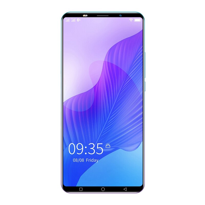 Note80 Smart Phone 5.0 Inch MTK6572 Dual-Core 512MB RAM+4GB ROM Bluetooth 4.0 Android 4.4.2 Mobile Phone EU Plug: Purple