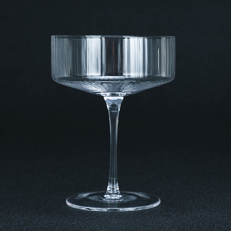 Nordic Gestreepte Cocktail Glas Persoonlijkheid Wijn Champagne Cup Glas 300 Ml