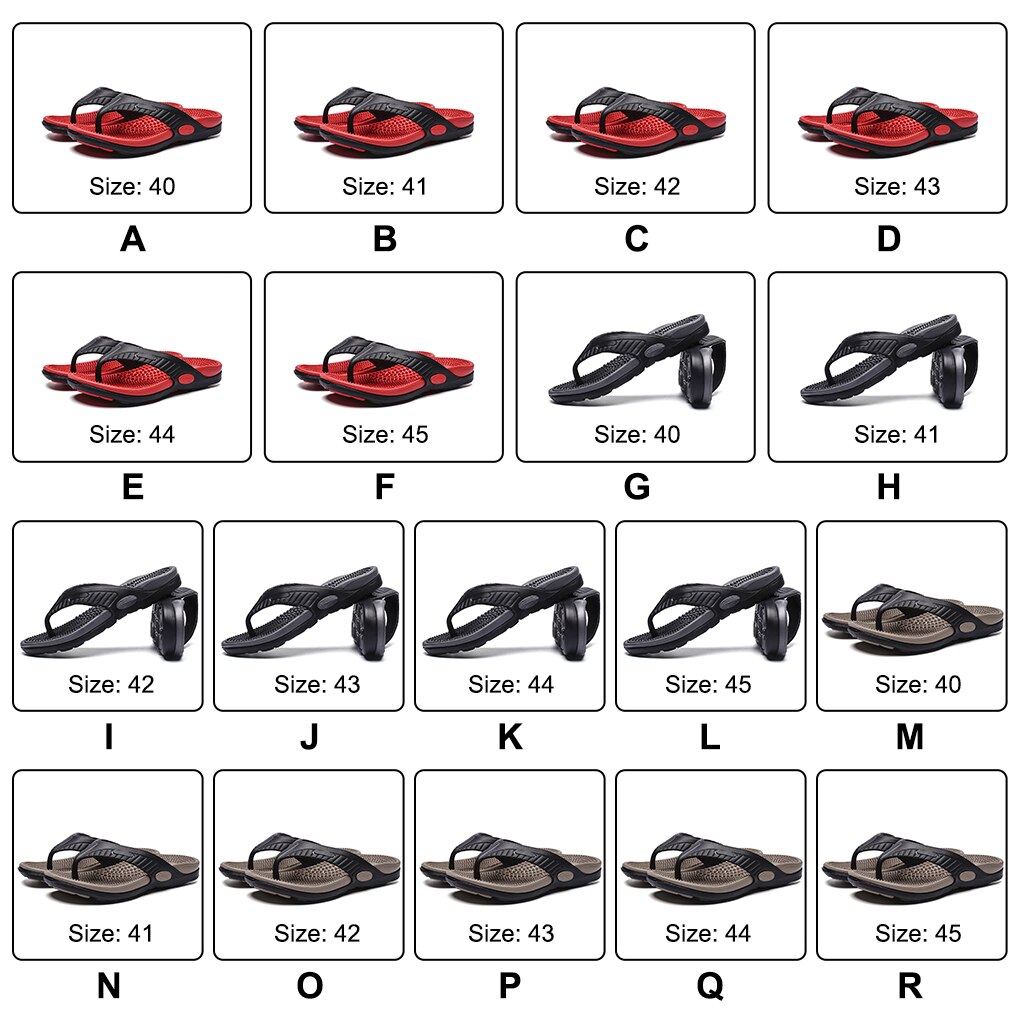 Summer Man Slippers Massaging Slides Anti-slip Flip Flops Sandals Shoes Indoor Outdoor Casual Comfortable Footwear