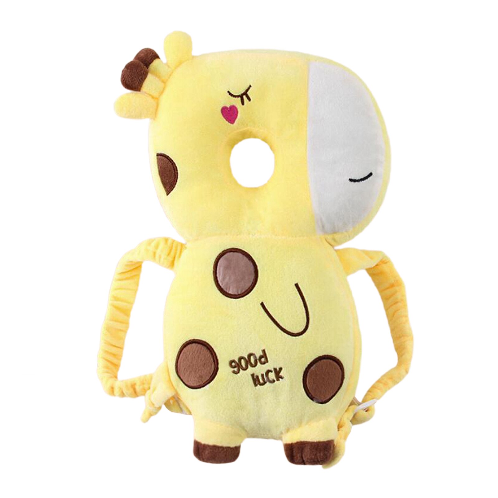 Head Protection Pad Infant Headrest Pillow Resistance Safety Cushion: Deer Flannel