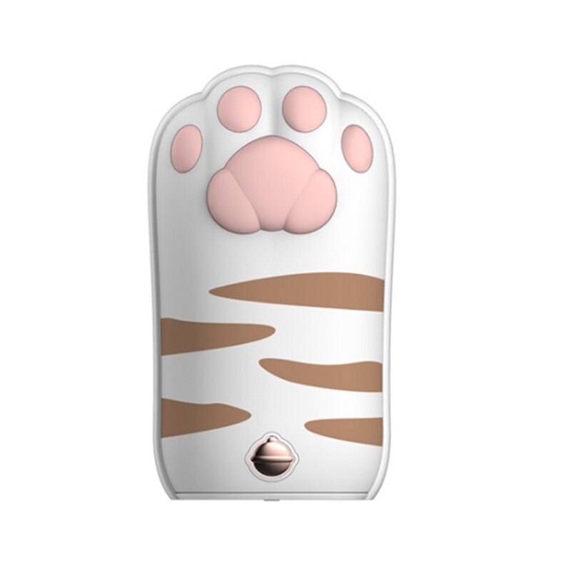 Aquecedor de mão da garra do gato, banco de potência do uso duplo, bolso portátil bonito mini para amantes da menina, aquecedor do bebê: B