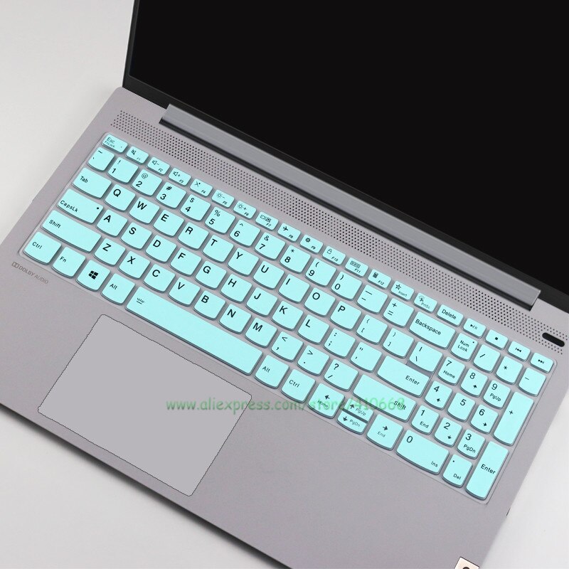 Silicone Laptop Keyboard Cover Skin Protector For Lenovo ThinkBook 15 Gen 2 G2 ITL 15-iil 15-fa / Lenovo ThinkBook 15p 15.6 inch: Skyblue