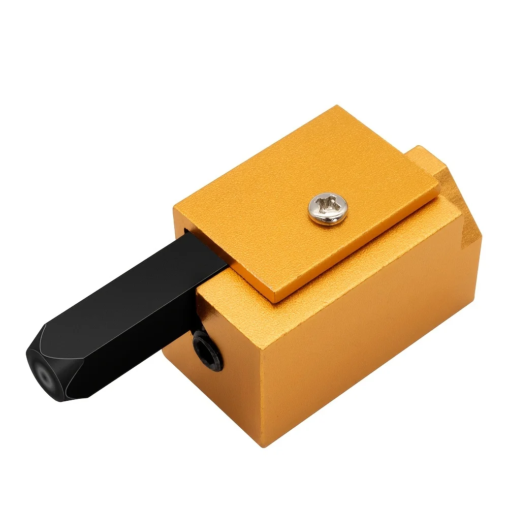 Wood Carving Corner Chisel Wood cutting Corner Chisel Quick Woodworking Set Door Square Hinge Recesses Mortising Carving Tools: Gold