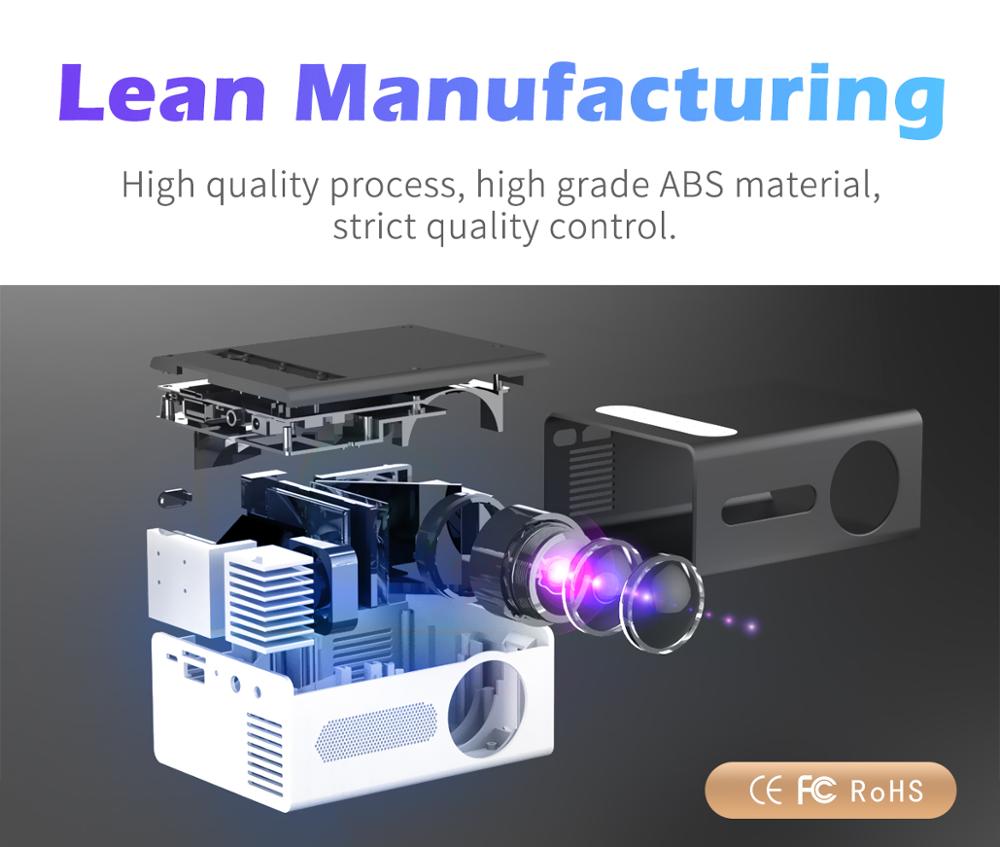 Unic t300 led mini home cinema projector media player support 1080p video pocket portable projektor vs yg300 hd projector