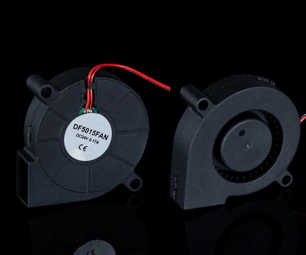 5015/4010/4020 ventilador turbo ventilador de refrigeração alta qualidade dc 24v/12v preto sem escova ventiladores de plástico para acessórios da impressora 3d