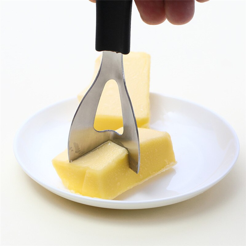 1 Uds. Cortador de queso de acero inoxidable rallador de queso cortador de pastel mantequilla herramientas de cocina