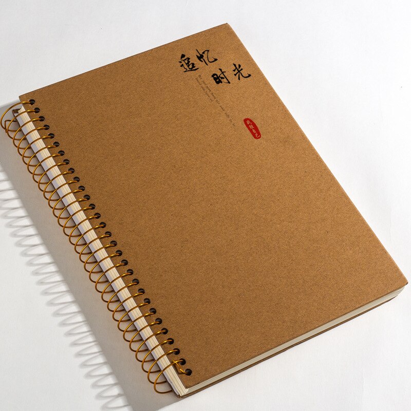 B5 Notebook Binder Sketchbook Office Supplies Lyofes Thicken Spiral Notebooks Book Diary School Stationery Work Super Thick Page: 3