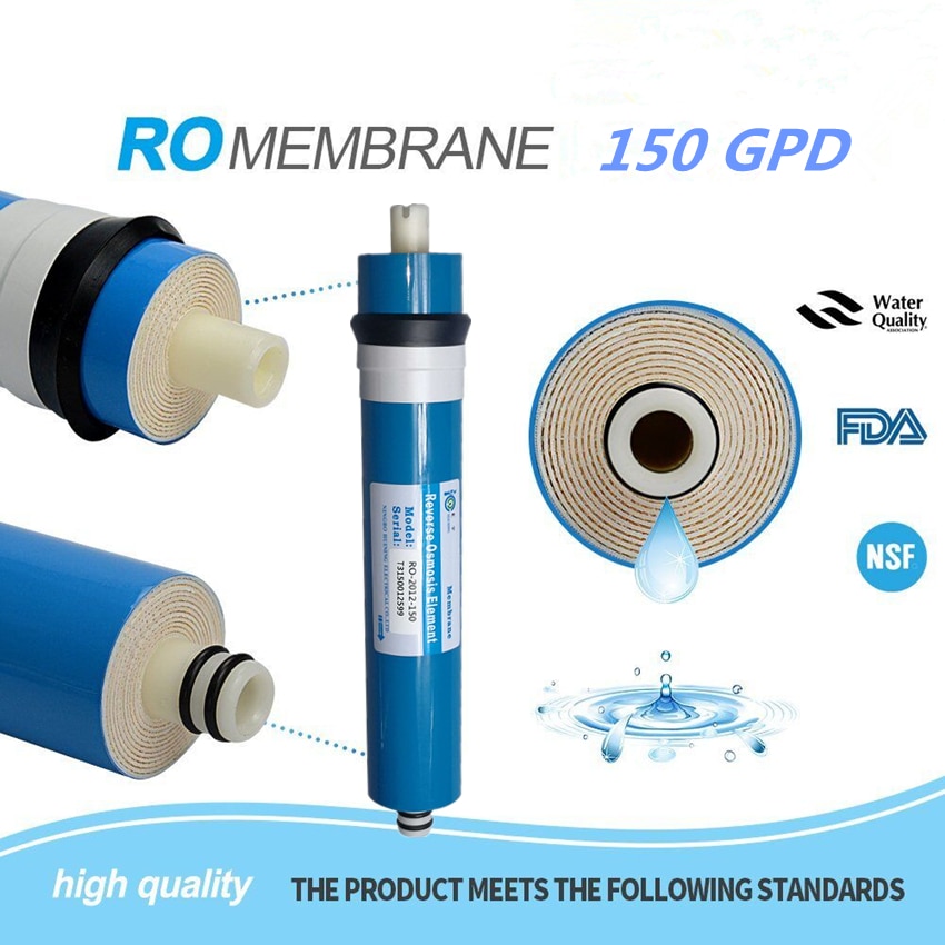 Reverse Osmosis Membrane Aquarium Water Filter RO 150 GPD RO-150 in water filter