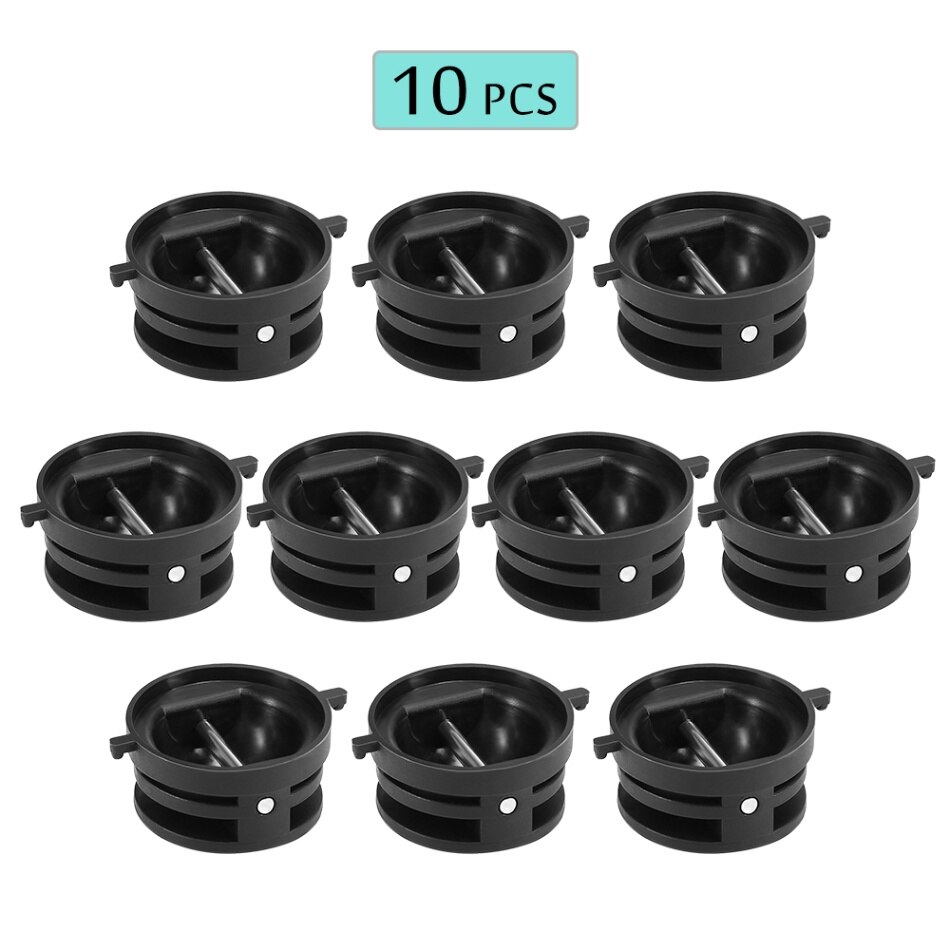 10 PCS Surfplank Leash Plug SUP Board Surfen Leash Stekkers Surfen Board Cup met Roestvrij Pin: Black