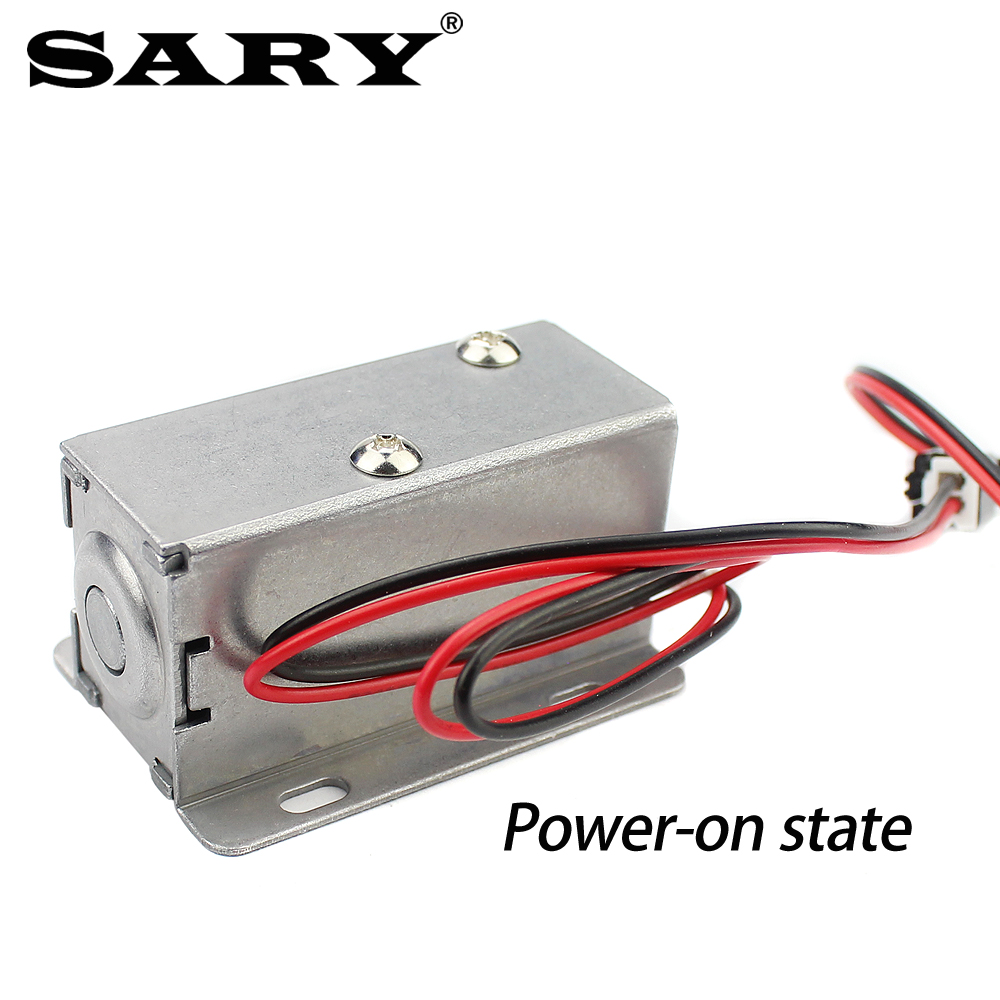 Klein elektrisch grendelslot DC12V magnetisch slot toegangscontrole elektronisch slot verborgen kastslot normaal gesloten elektrisch slot