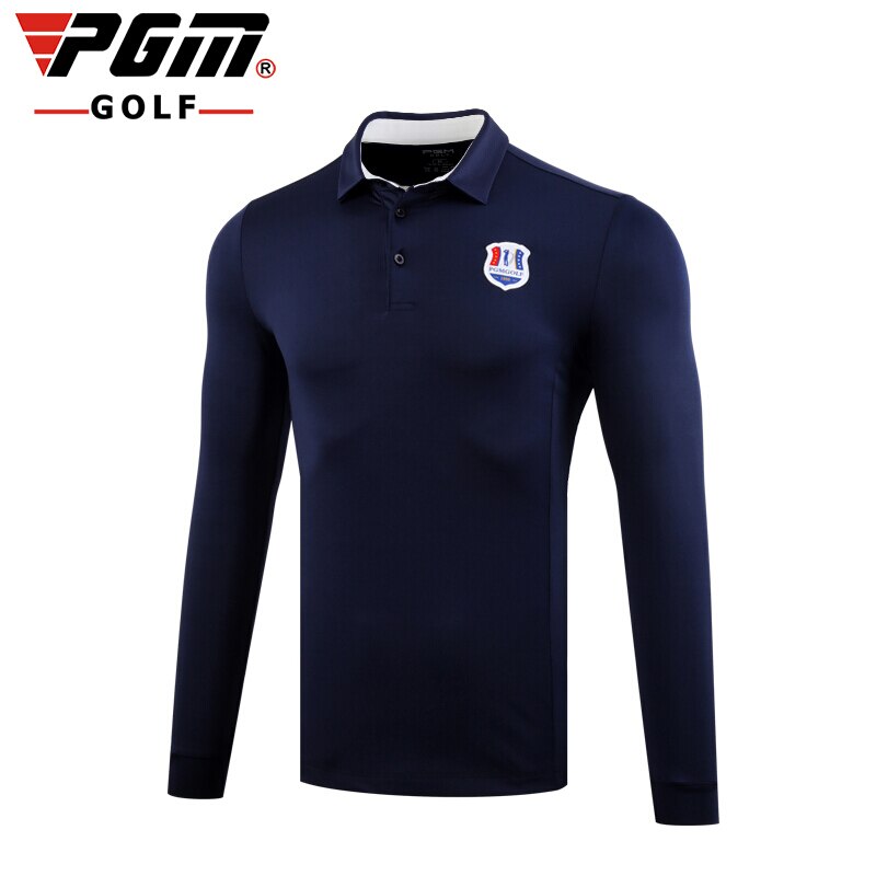 Autumn Winter Men's Long-sleeved T-shirt Competition with The Same Ball Clothing Golf Clothing Soft Comfortable White/Navy M-XXL