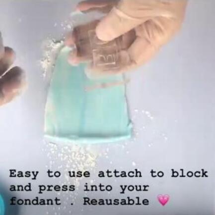 Hoofdletters kleine letters alfabet transparante stempels 1 inch koekjesstempel plakkerige decoratie fondant uitstekers gereedschap suikerwerk