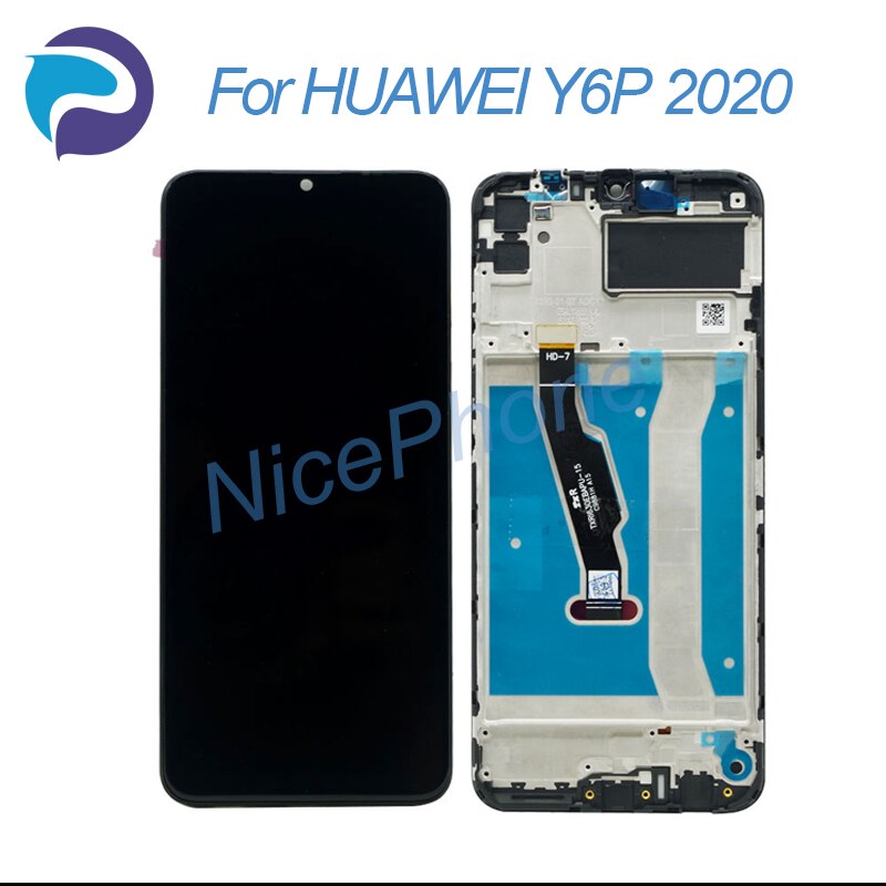 Y6P lcd screen + touch digitizer display MED-LX9, MED-LX9N Y6P Y6 lcd screen replacement assembly: Black lcd with frame