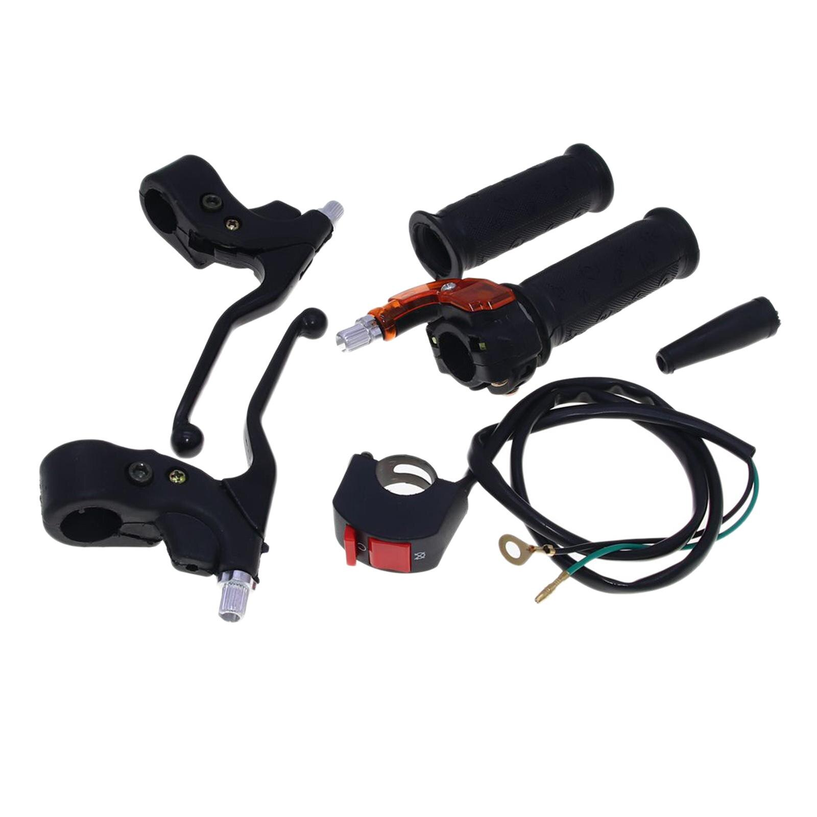 Motorbike Twist Throttle Set Throttle Handle for 49cc Mini Motorcycle