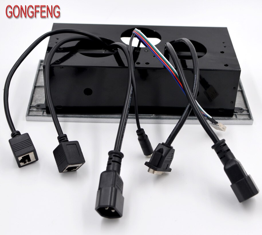 Special Multimedia Desktop Universal Power Jack HI Free Connection box office conference Table Socket Silvery