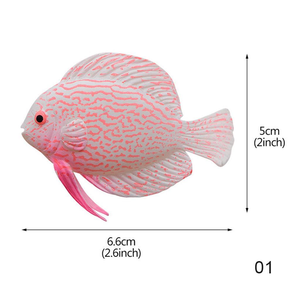 Glow In The Dark Kunstmatige Aquarium Goudvis Ornament Aquarium Kwallen Voor Tuinornament Aquarium Decoratie: WHITE