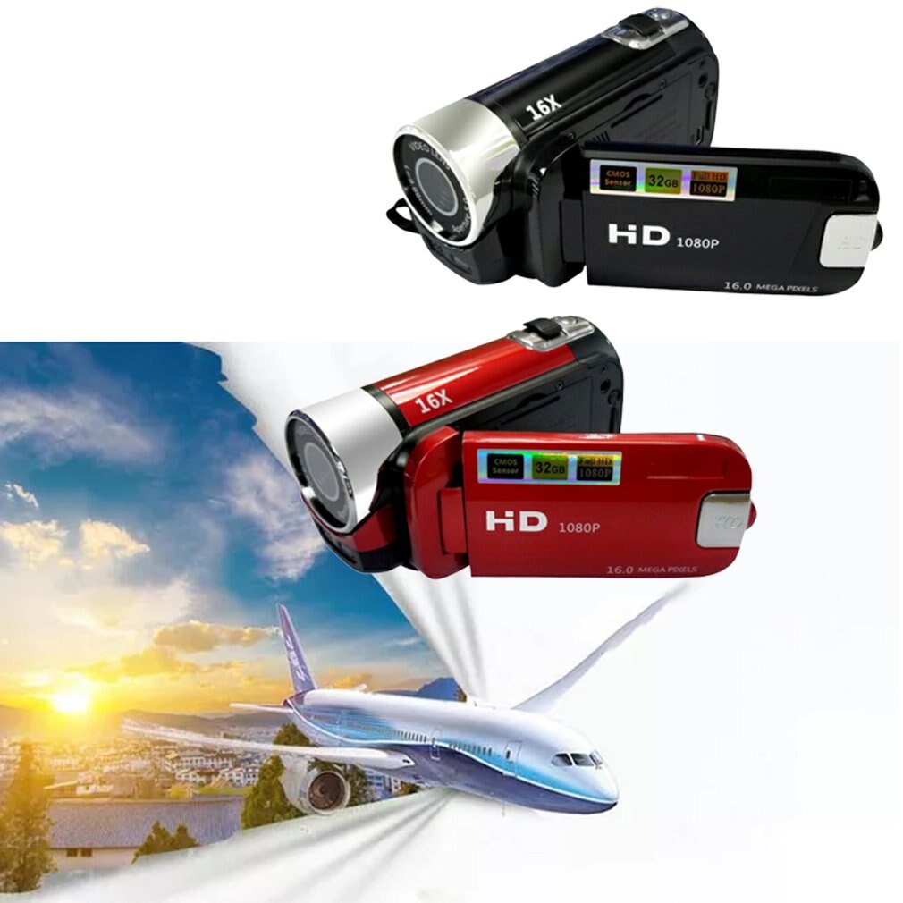 Video Camcorder HD 720P Handheld 16 Million Pixels Digital Camera LED Flash 16X digital zoom Video Camcorder Digital DV