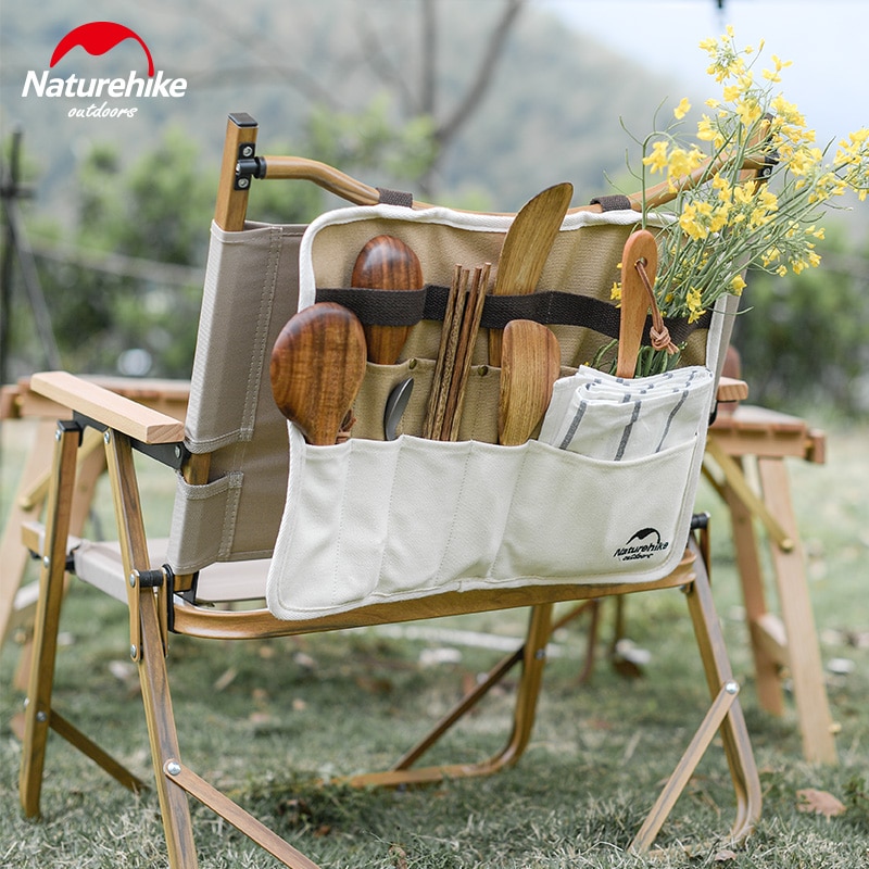 Naturehike Besteck Lagerung Tasche Halfter Camping Geschirr Stäbchen Löffel Gabel Organizer draussen Picknick BBQ Lagerung Pack
