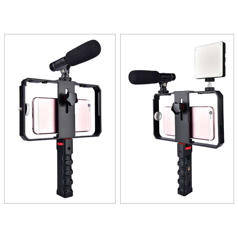 Video Camera Cage Stabilizer Film Making Rig for Cell Phone Handheld Bracket DQ