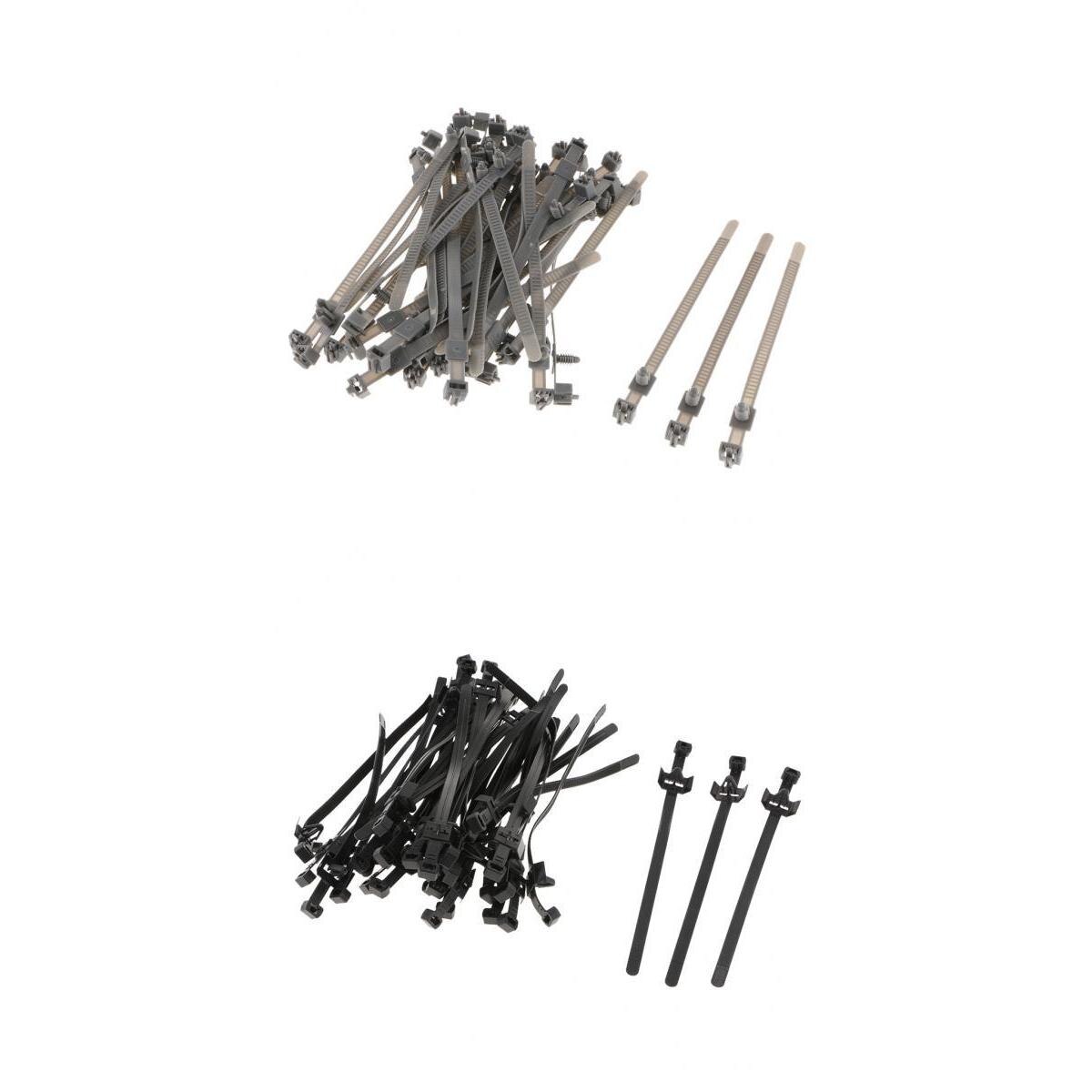 85 Stuks Herbruikbare Zip Tie Cable Loop Ties Wraps Draden Fasteners