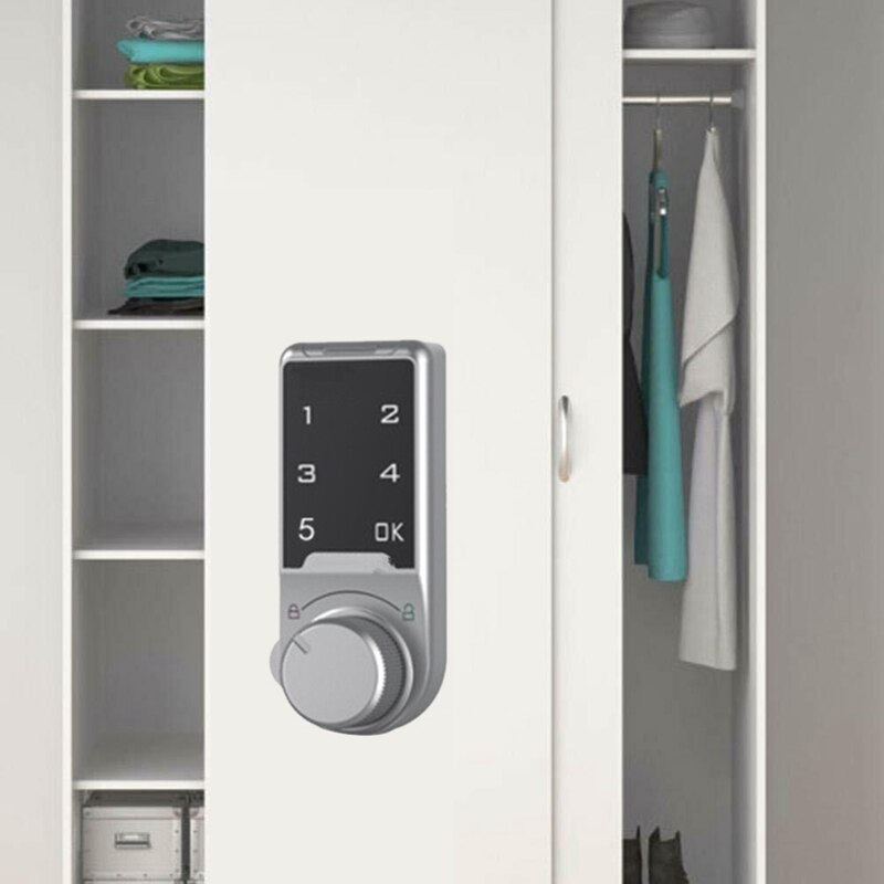 SHGO -Electronic Digital Touch-Keypad Password Access Lock Digital Security Cabinet Coded Locker for Access Control System (L
