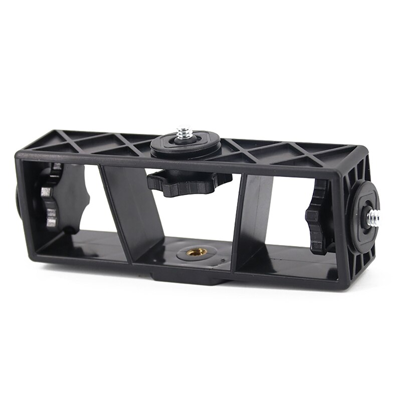 Sturdy Tripod Mount Plate clamp for iphone Mobile Phone Live Bracket Three-position fixing clip universal LED Ring Light Kit 1/4: Default Title