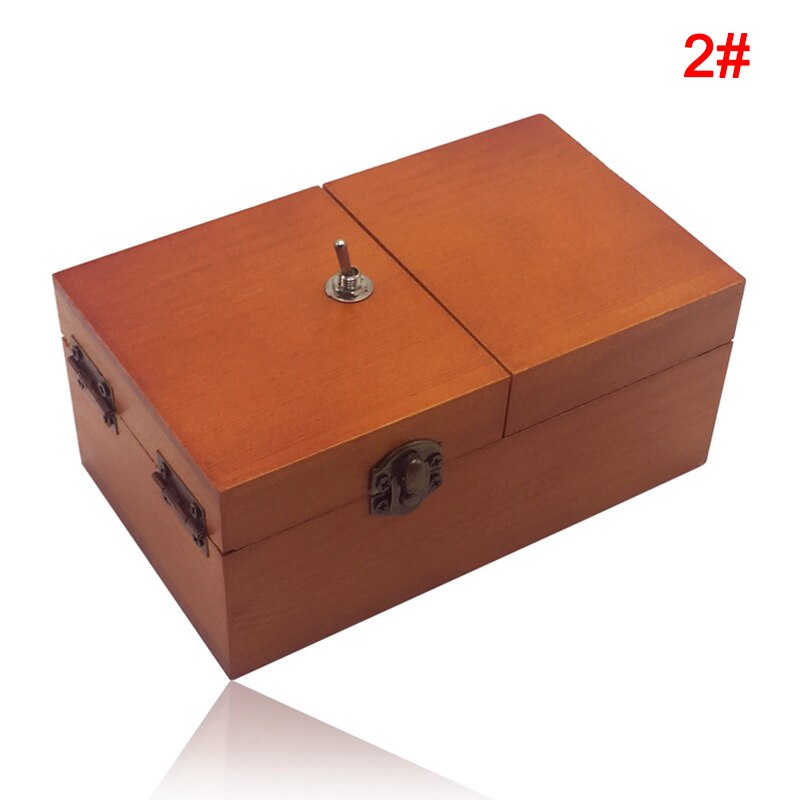Elektronische Doos Houten Jongen Meisje Kid Interessante Tijdverdrijf Machine Stress Reductie Grappig Speelgoed Bureau Decoratie: Rood
