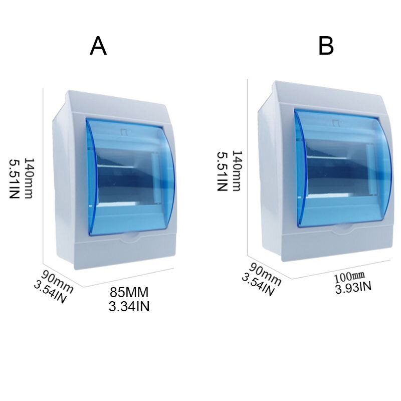 Waterproof Electrical Distribution Box Home Switch Protective Case for 2-3/3-4 Ways Wall Mounted Circuit Breaker 62KD
