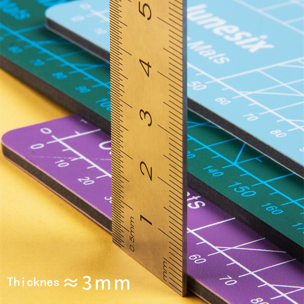 A3 A4 A5 Double Face PVC Tapis De Coupe Auto-Guérison Compatible Lame Rotative Marteau Trou Poinçons ARTISANAT CUIR BRICOLAGE Outils De Couture