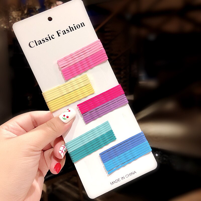 50pcs Headwear For Girls kinds Hairpin 8 Style colorful Children Kid Hair Accessories Hairgrip: 1