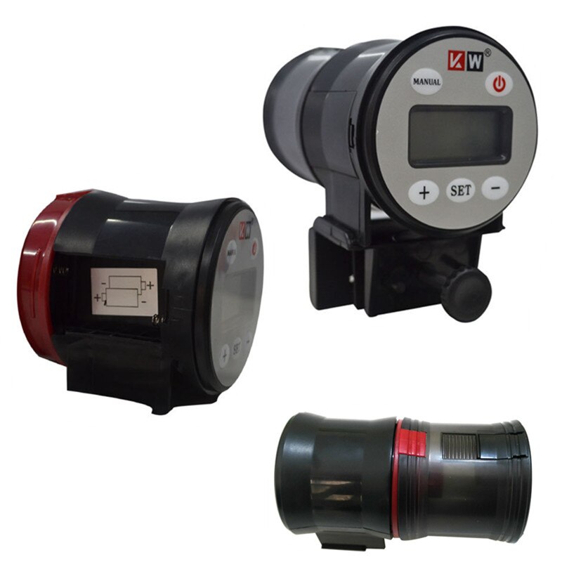 Automatische Vis Feeder Voor Aquarium Fish Tank Auto Feeders Met Timer Huisdier Voeden Dispenser Lcd Geeft Fish Feeder