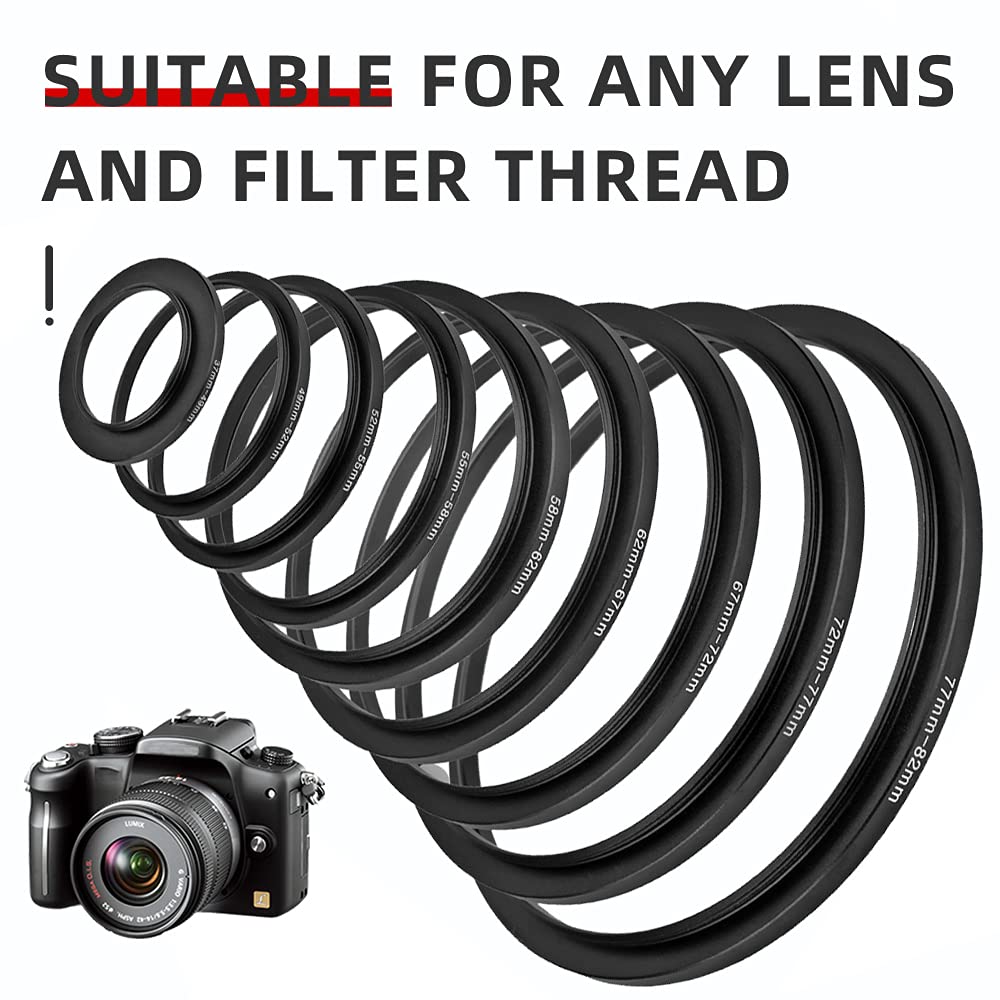 49-77 49mm-77mm 49mm Bis 77mm Metall Schritt hoch Ringe Linse Adapter Filter kamera Werkzeug Zubehör Neue Neue