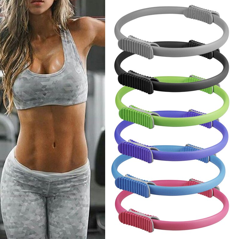 1Pc Bodybuilding Yoga Hoepel Gym Sport Training Pilates Weerstand Cirkel Ring Workout Apparatuur