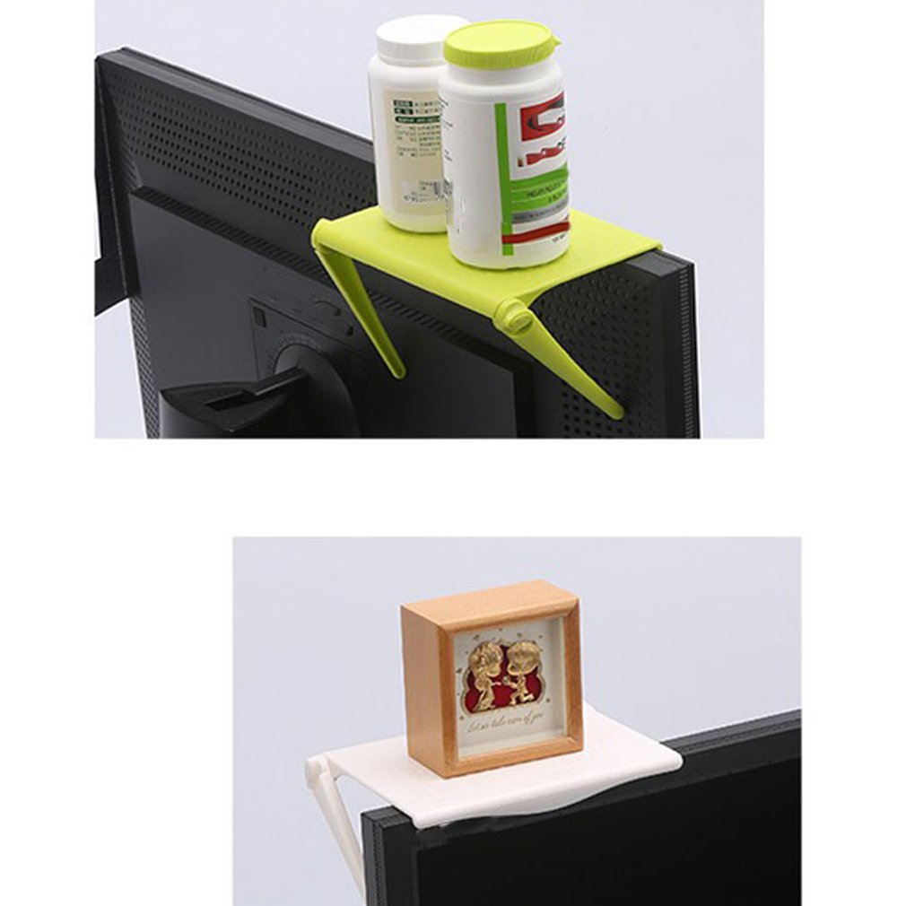Scherm bovenste plank display plank computer monitor verhoger desktop standaard tv rek opbergbureau multifunctioneel opbergrek abs