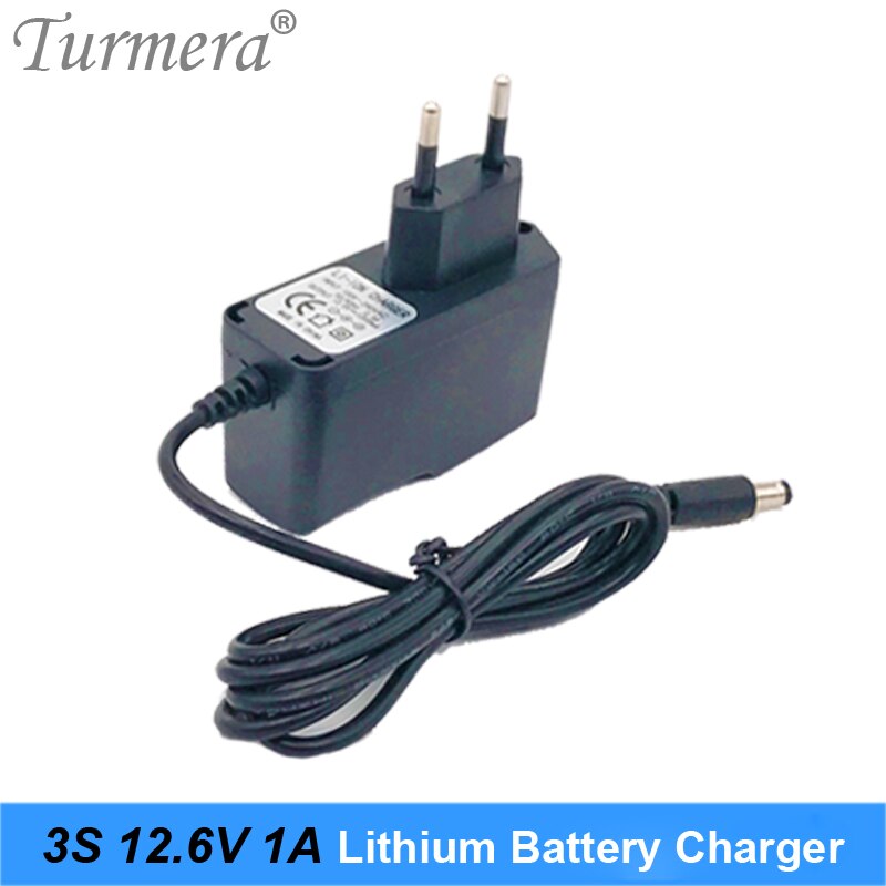 2A 12.6V 16.8V 21V 25V 2A 18650 Lithium Battery Charger DC5.5*2.1MM for 3S 4S 5S 6S 12V to 25V Screwdriver Battery Pack Use: 3S-12.6V-1A-charger