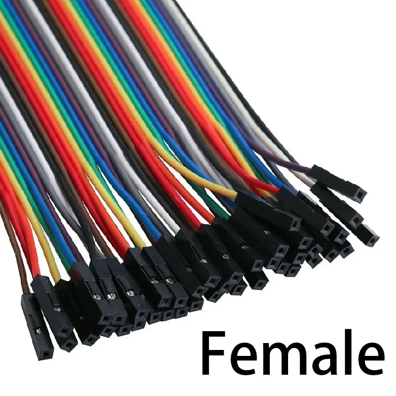Jumper Wire 40PCS DuPont Line DuPont-kabelverbinding man op man + vrouw naar vrouw en man-vrouw voor Arduino DIY KIT