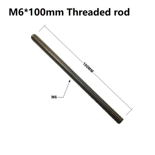 Handle T-Slot Slider T-Track Jig Screw Fixture Router Chute Rail Special Accessories Woodworking Tool: M6 Rod