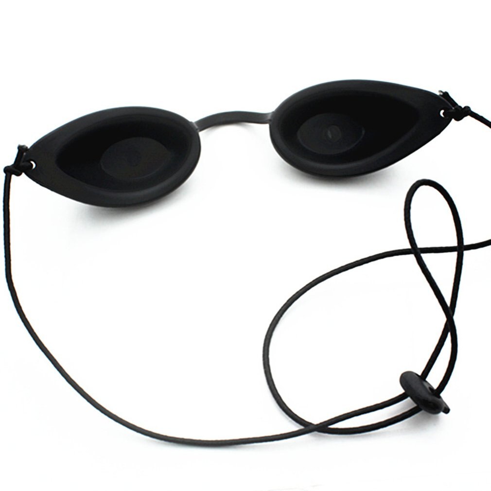 1pcs Soft Sunbathing Eyewear Tanning Goggles Beach Adjustable UV Skin Tanning Eye Protection UV Shield Glasses Black