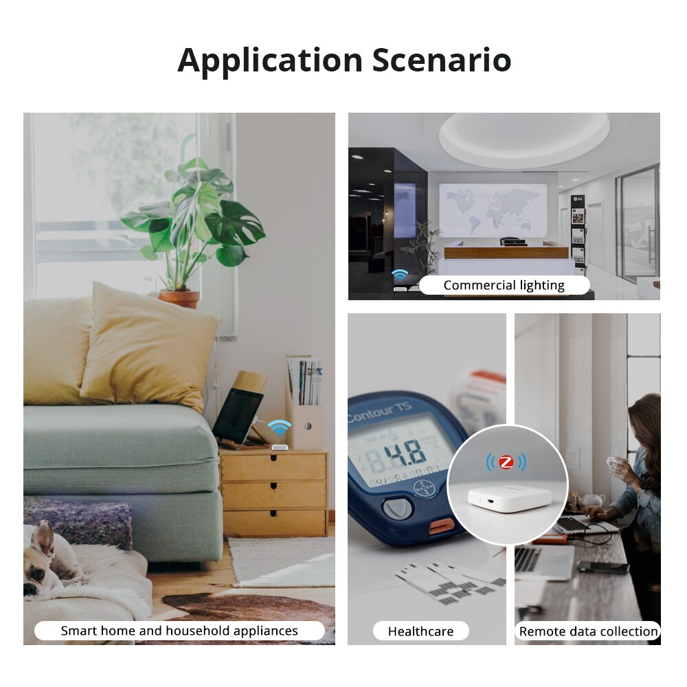 Zemismart tuya zigbee 3.0 hub wifi smart home bridge trådløs fjernkontroll kablet smart life gateway