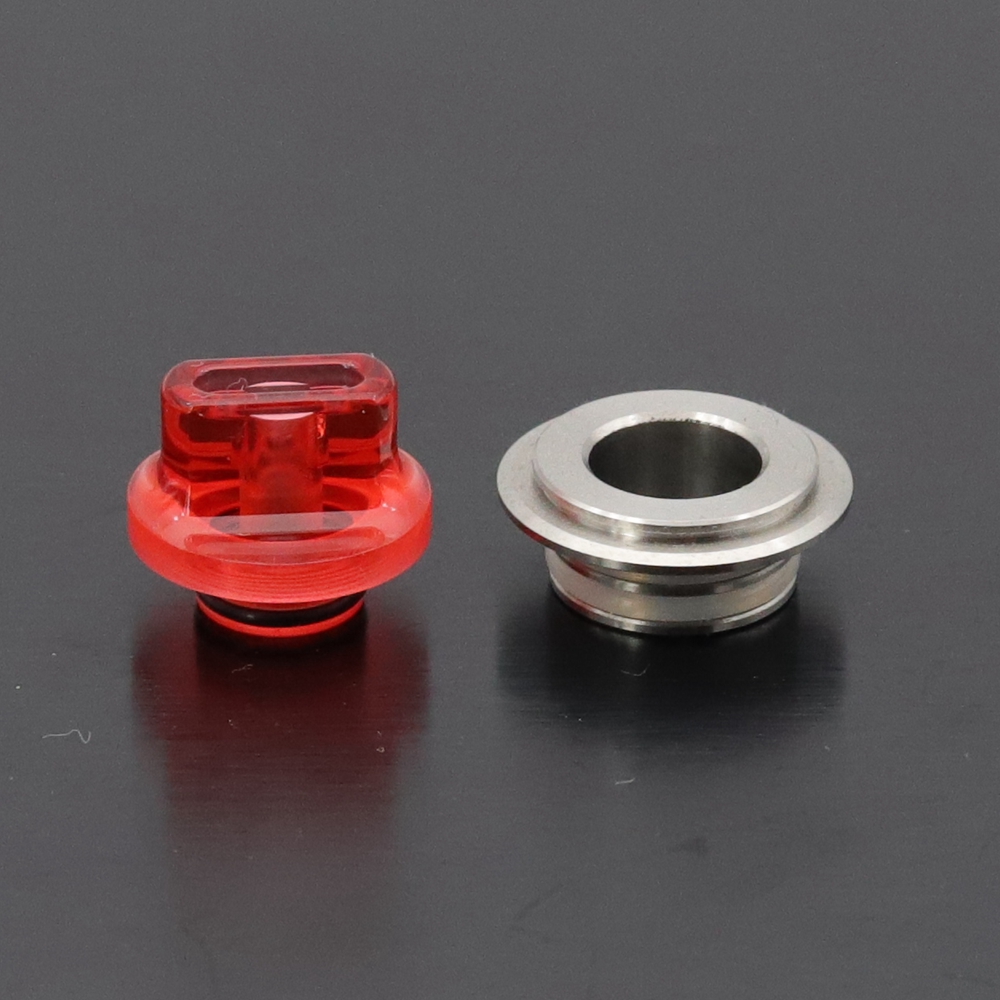 VapSea MTL 510 810 Drip Tip Short Wide MouthPiece DripTip For Atomizer RTA RBA RDA: Red 510 810