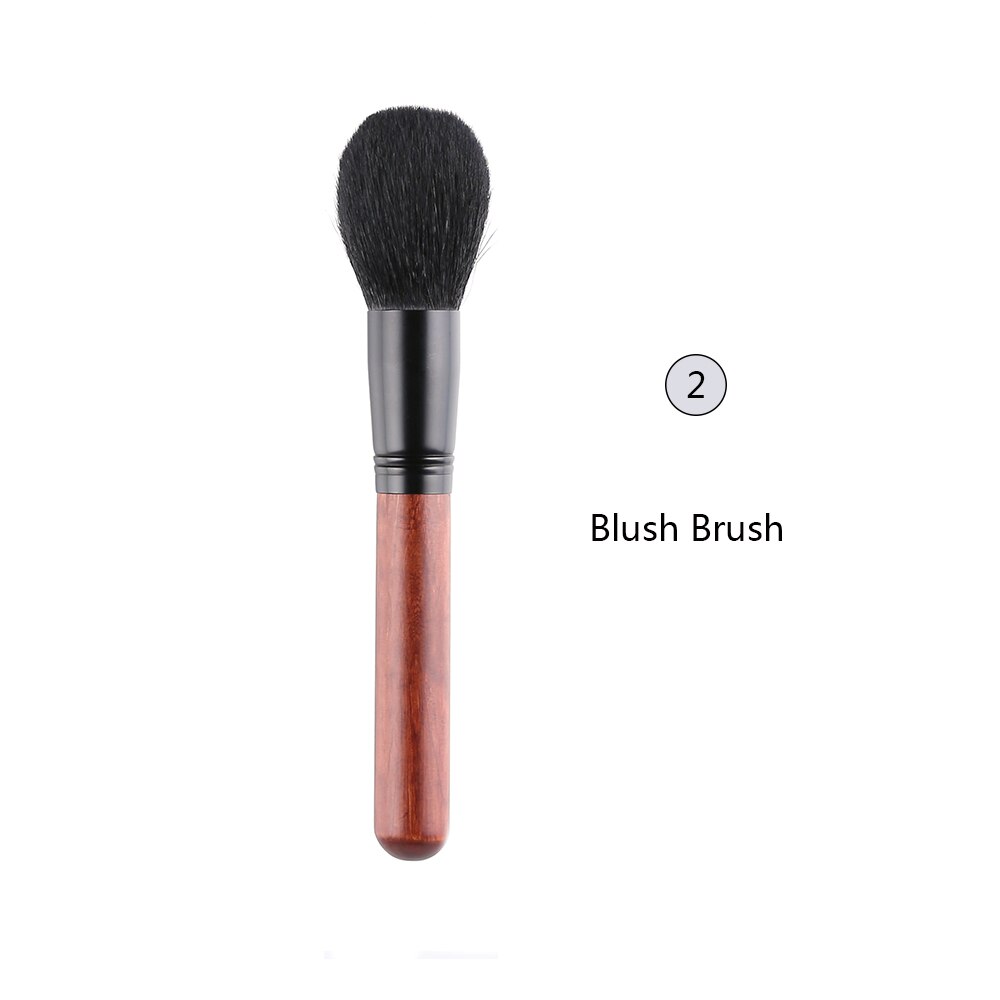 OVW Make Up Brush Cosmetics Face Set Natural Hair Foundation Powder Blush Contour Highlighter Blending: HM02