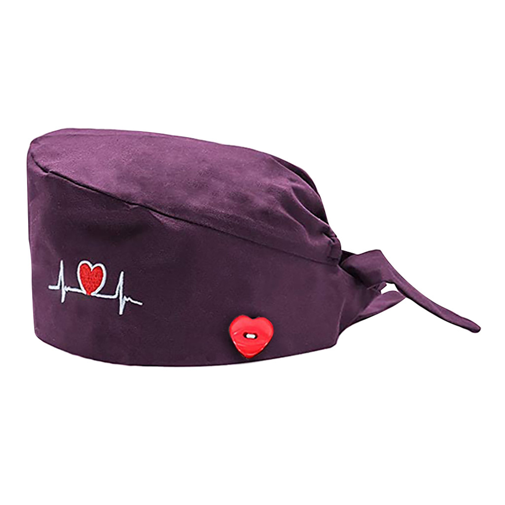 # H30 sombreros estampados a la para hombres y mujeres, gorro de trabajo informal Unisex, gorro boofante: Purple