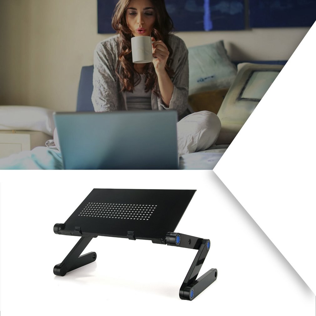 Koeling Laptop Bureau Duurzaam En Praktische Aluminiumlegering Vouwen Knop Type Joint Vouwen Computer Bureau