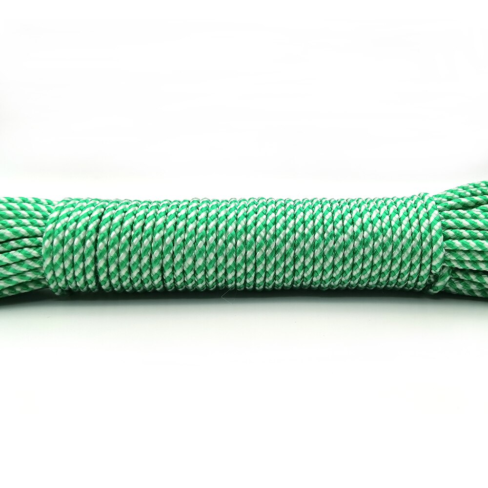 100 metrów 3mm sznur liny spadochron smycz liny do wspinaczka Survival sprzęt bransoletka Paracord maska smycze bransoletka Paracord: 17 / 25ft(8m)