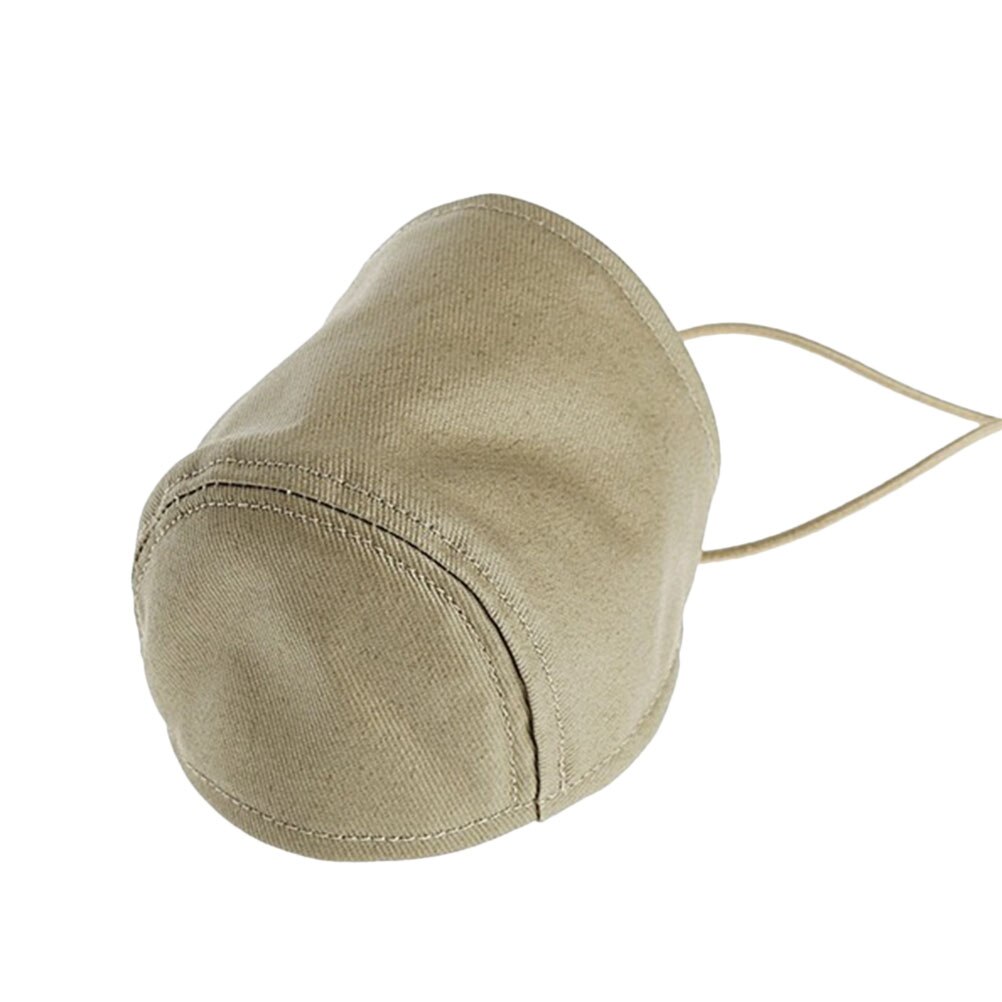 Unisex slitstark sko hälskydd skyddsöverdrag matta slitskydd sko hälskydd för körande förare svart khaki  a35: Kaki