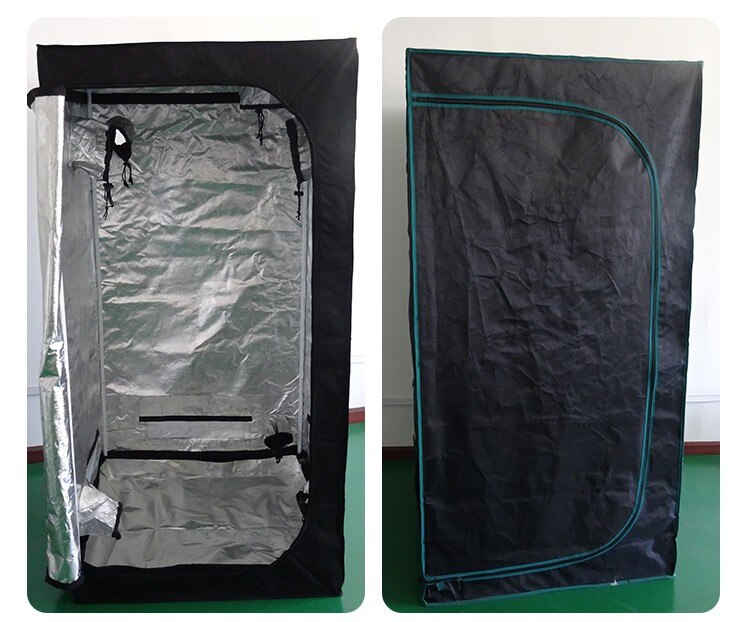 Sonnewelt Kweektent – 60x60x180 Cm, 600D Oxford, Lichtdicht En Waterdicht, Met Reflecterende Folie, Voor Indoor Plantengroei